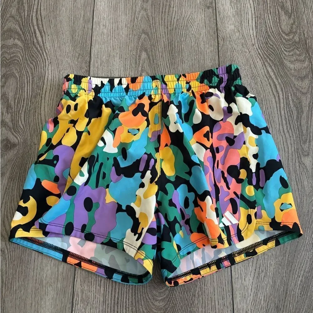Adidas girls shorts with underwear lining NWOT